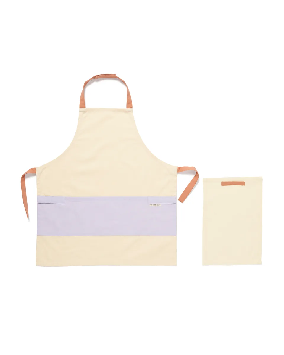 Kids Concept - Keukenset Apron - Schort en Handdoek voor knutselen of koken – Image 5