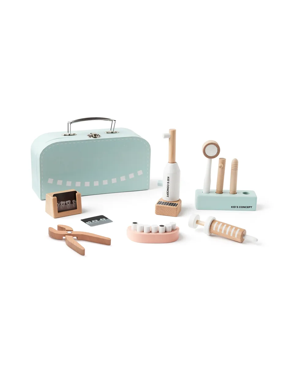 Kids Concept - Houten Speelgoed - Kid's Hub - Tandarts Set met 19 Onderdelen – Image 5