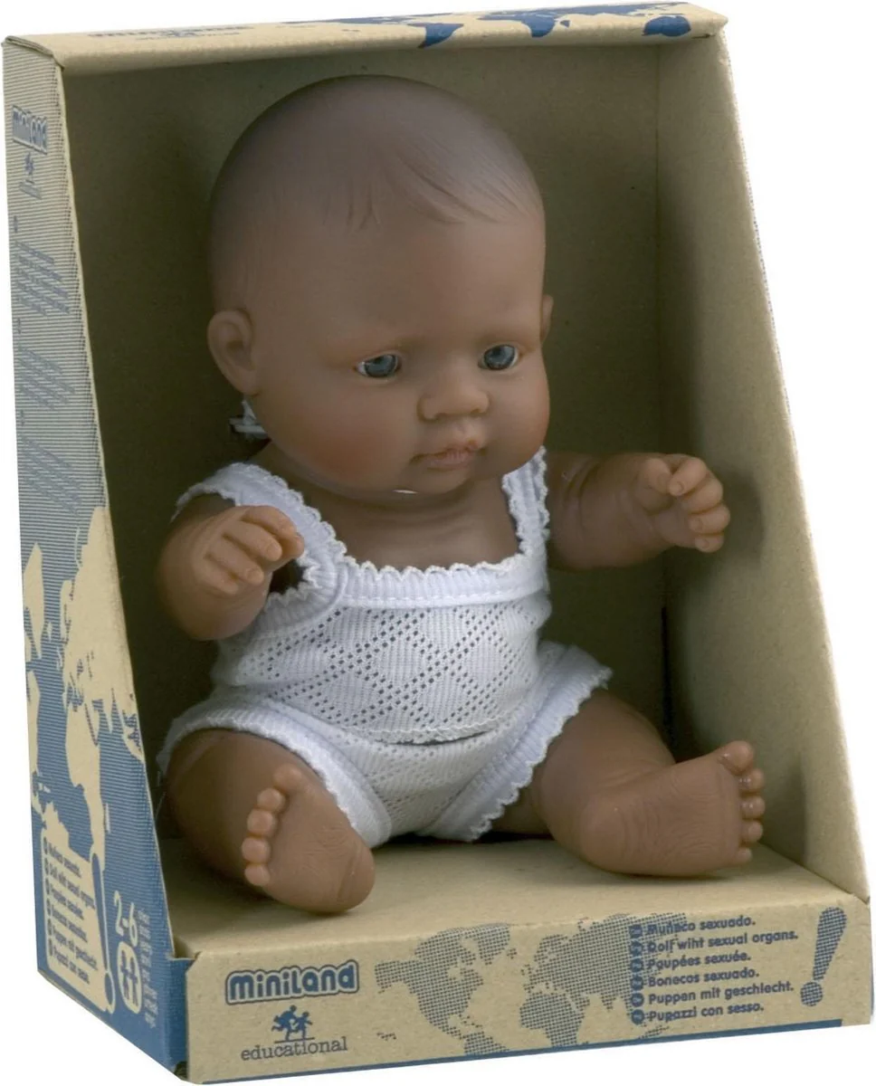 Miniland - Babypop Latijns Amerikaans Meisje (21 cm) – Image 5