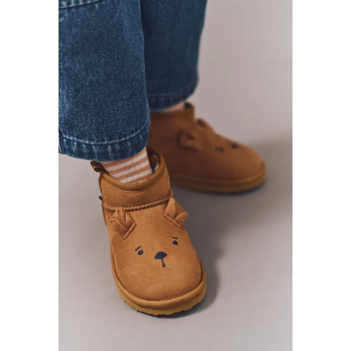 Liewood - Alban Bear schoenen met Dierendetails - Golden Caramel – Image 2