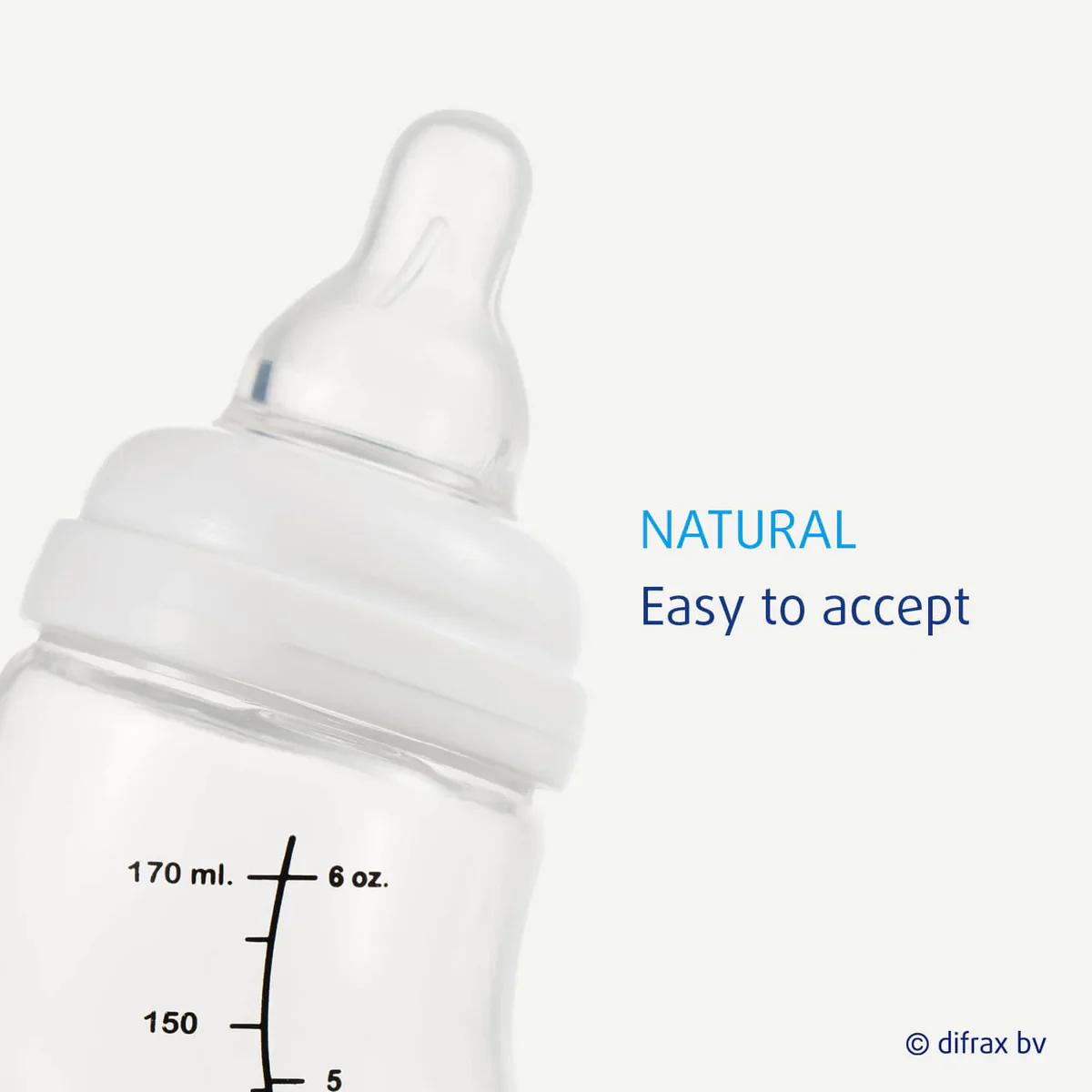 Difrax - S-fles Natural Anti-Koliek BPA Vrij - 170 ml – Image 2