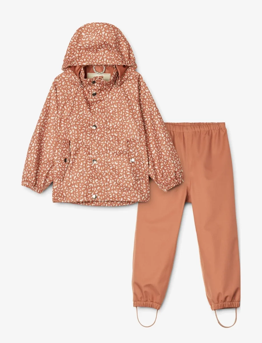 Liewood - Dakota Regenpak Set - Mini Leo / Tuscany Rose (3 jaar)