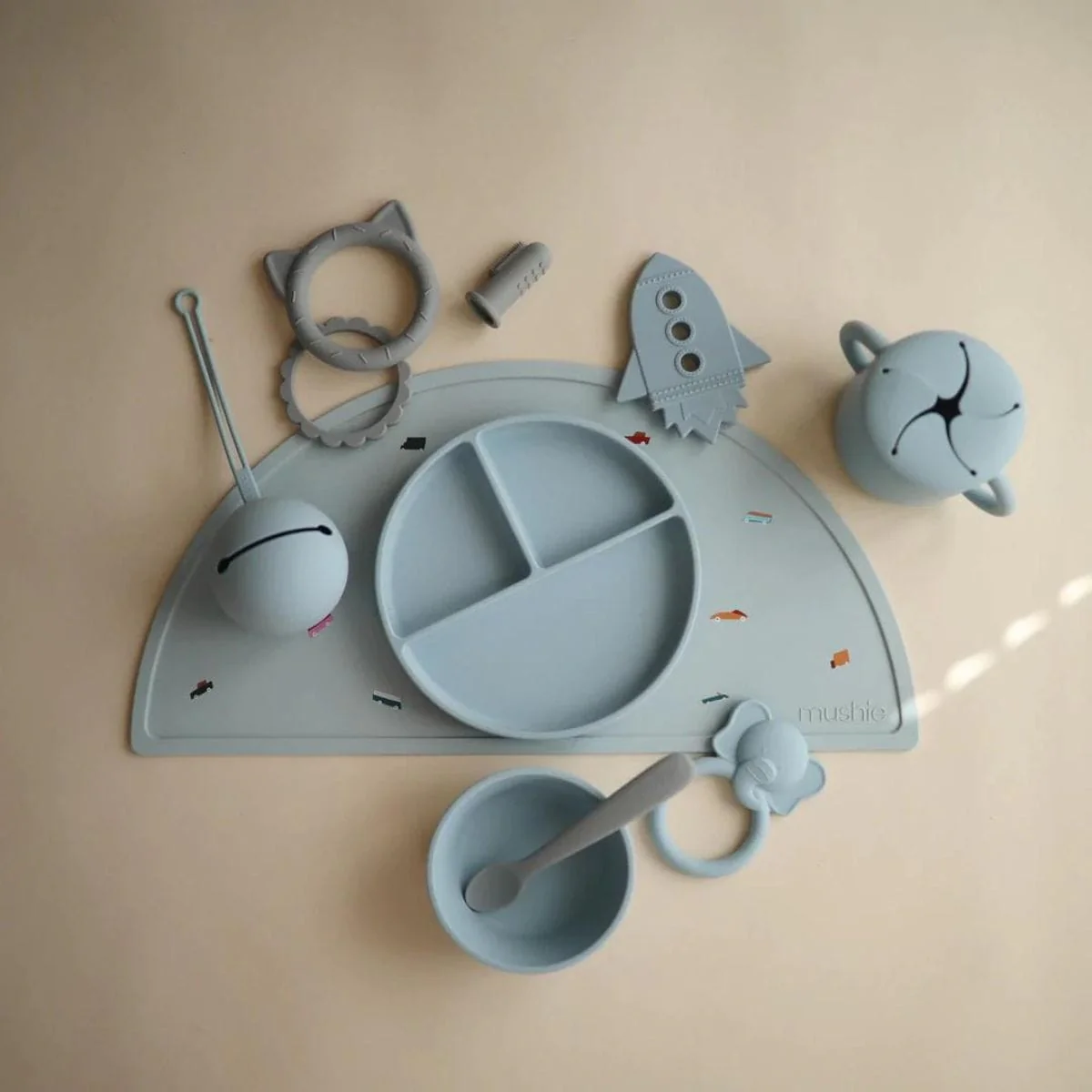 Mushie - Siliconen Bijtspeeltje - Raket - Bijtspeelgoed voor doorkomende tandjes - Teething – Image 6
