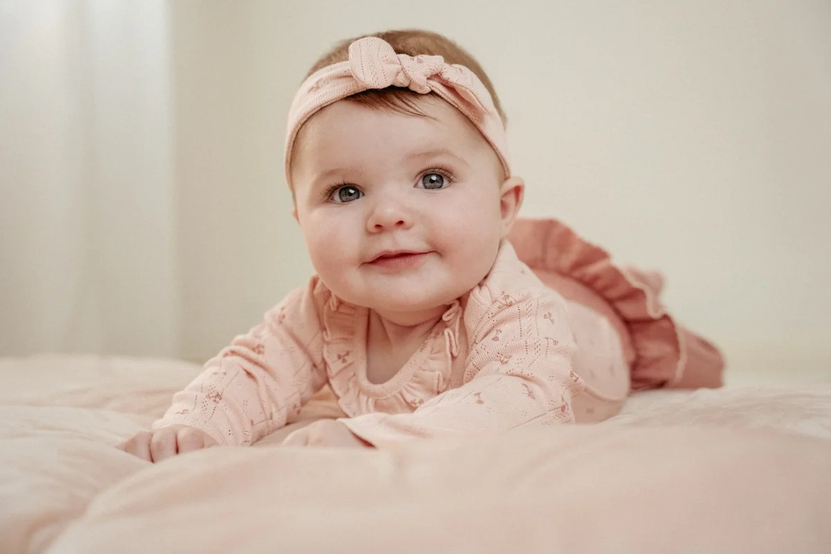 Little Dutch - Meisjesbroek met roze ruches - Pink Blush – Image 4