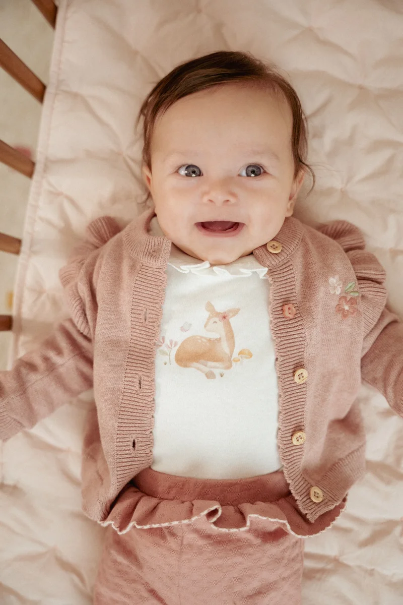 Little Dutch - Meisjesbroek met roze ruches - Pink Blush – Image 6