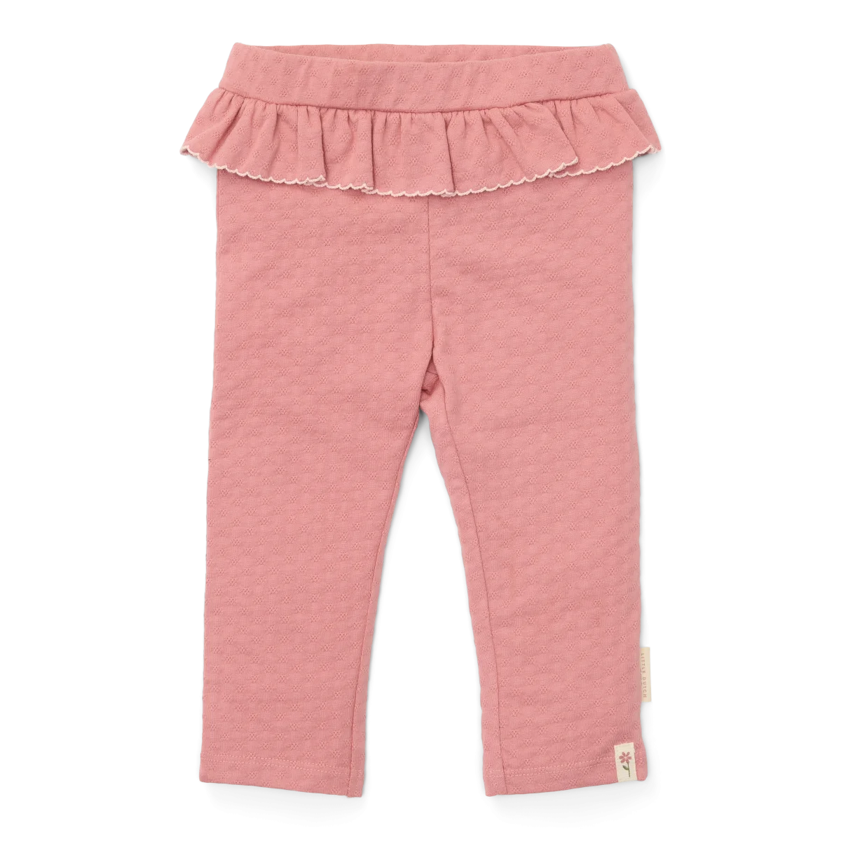 Little Dutch - Meisjesbroek met roze ruches - Pink Blush