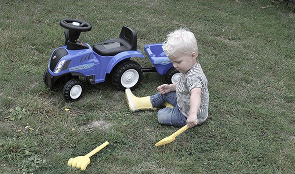 Happy Baby - Loopauto - Tractor- blauw – Image 4