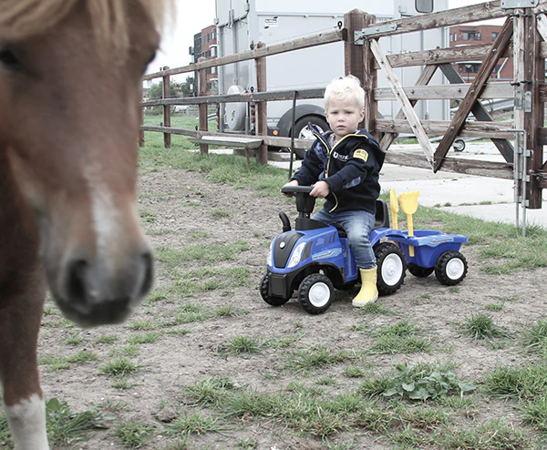 Happy Baby - Loopauto - Tractor- blauw – Image 3